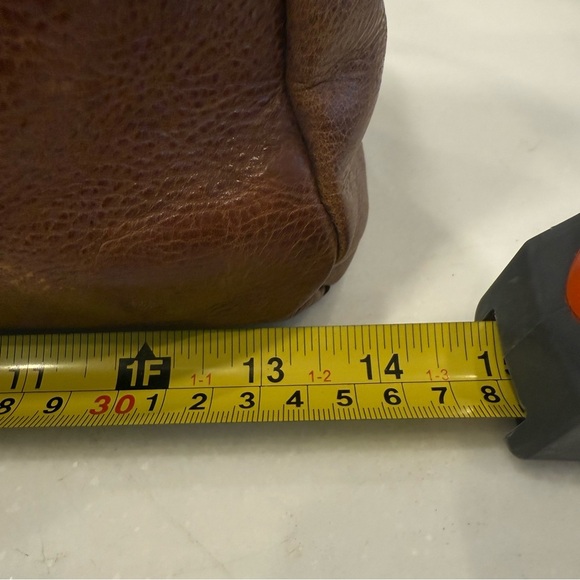 Patricia Nash Poppy Tote Heritage Shoulder Bag, Italian Leather, Tan, Top Zip - Picture 13 of 16